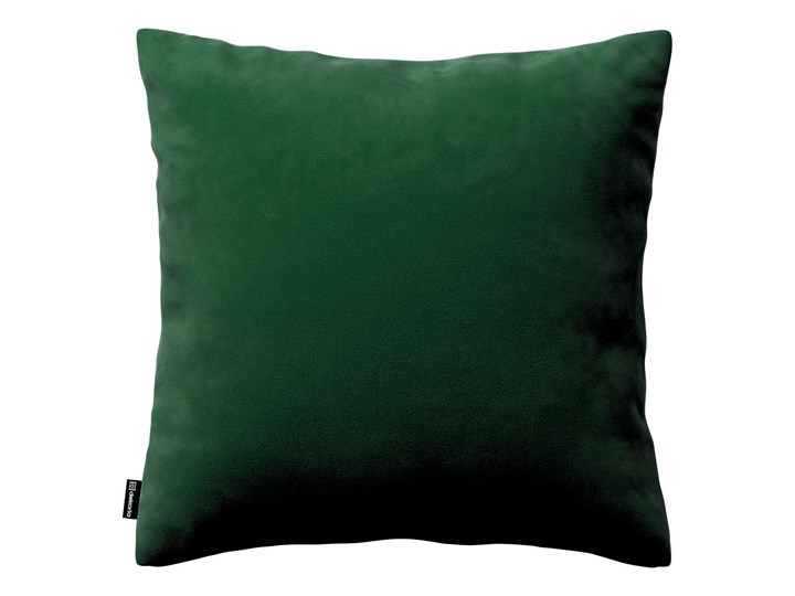 Poszewka Kinga na poduszkę, butelkowa zieleń, 43 × 43 cm, Velvet 45x45 cm Poliester 60x60 cm Kwadratowe 43x43 cm 50x50 cm Prostokątne 40x60 cm Poszewka dekoracyjna 45x65 cm Wzór Jednolity