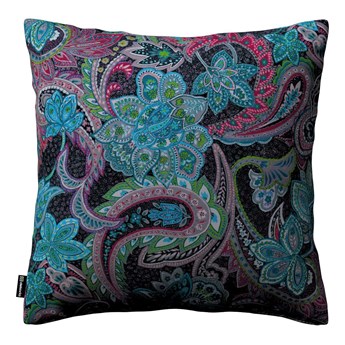 Poszewka Kinga na poduszkę, wielokolorowy paisley, 43 × 43 cm, Velvet