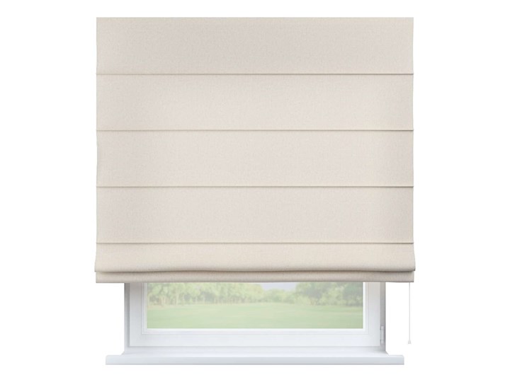 Roleta rzymska Capri, melanż szaro-beżowy, szer.80 × dł.170 cm, Loneta Pomieszczenie Pokój przedszkolaka