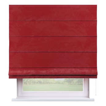 Roleta rzymska Capri, intensywna czerwień, szer.80 x dł.170 cm, Velvet