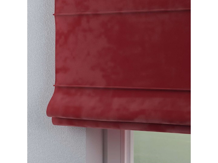 Roleta rzymska Capri, intensywna czerwień, szer.80 × dł.170 cm, Velvet Pomieszczenie Kuchnia