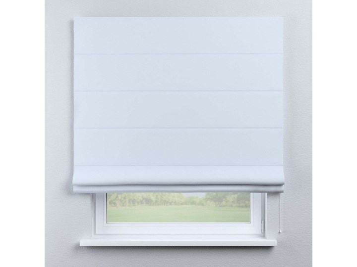 Roleta rzymska Capri, szaro-biały, 80 × 170 cm, Blackout - zaciemniające Typ Roleta zaciemniająca Wzór Gładkie