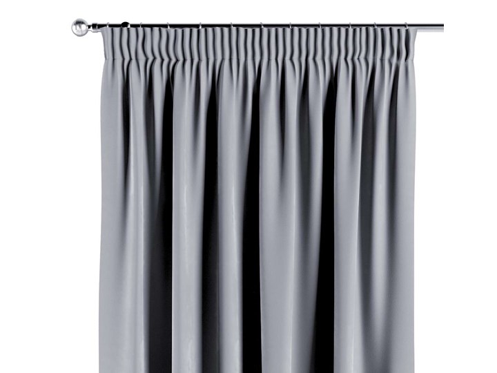 Zasłona na taśmie marszczącej 1 szt., srebrzysty szary, 1szt 130 × 260 cm, Velvet Poliester Mocowanie Taśma 130x260 cm Zasłona prześwitująca Wzór Gładkie