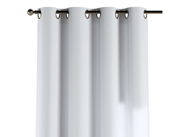 Zasłona na kółkach 1 szt., śmietankowa biel, 1szt 130 × 260 cm, Loneta 130x260 cm Bawełna Pomieszczenie Salon Poliester Zasłona zaciemniająca Kategoria Zasłony