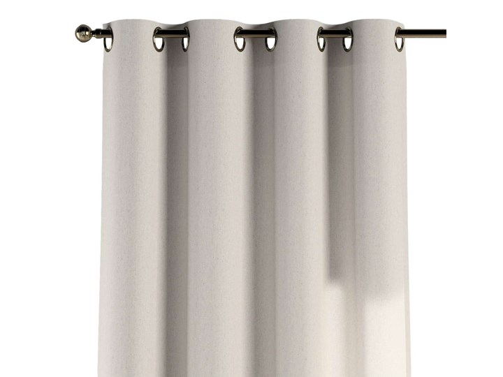 Zasłona na kółkach 1 szt., melanż szaro-beżowy, 1szt 130 × 260 cm, Loneta 130x260 cm Bawełna Zasłona zaciemniająca Poliester Wzór Gładkie