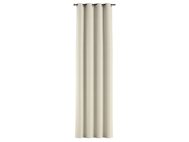 Zasłona na kółkach 1 szt., śmietankowa biel, 1szt 130 × 260 cm, Velvet