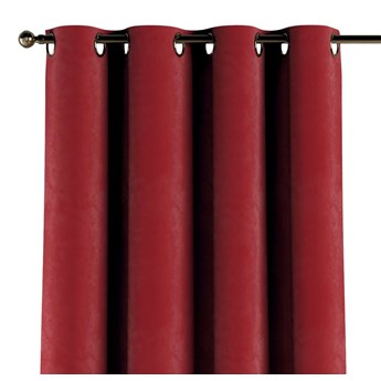Zasłona na kółkach 1 szt., intensywna czerwień, 1szt 130 × 260 cm, Velvet