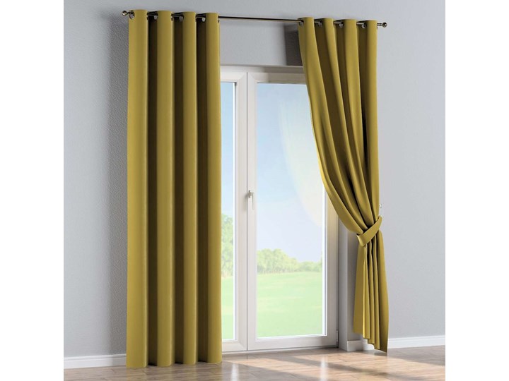 Zasłona na kółkach 1 szt., oliwkowy zielony, 1szt 130 × 260 cm, Velvet Zasłona prześwitująca 130x260 cm Poliester Mocowanie Taśma