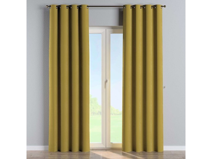 Zasłona na kółkach 1 szt., oliwkowy zielony, 1szt 130 × 260 cm, Velvet Poliester 130x260 cm Zasłona prześwitująca Wzór Gładkie