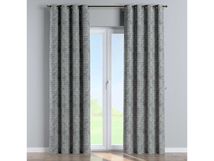 Zasłona na kółkach 1 szt., szary beton, 1szt 130 × 260 cm, Velvet Poliester 130x260 cm Mocowanie Taśma