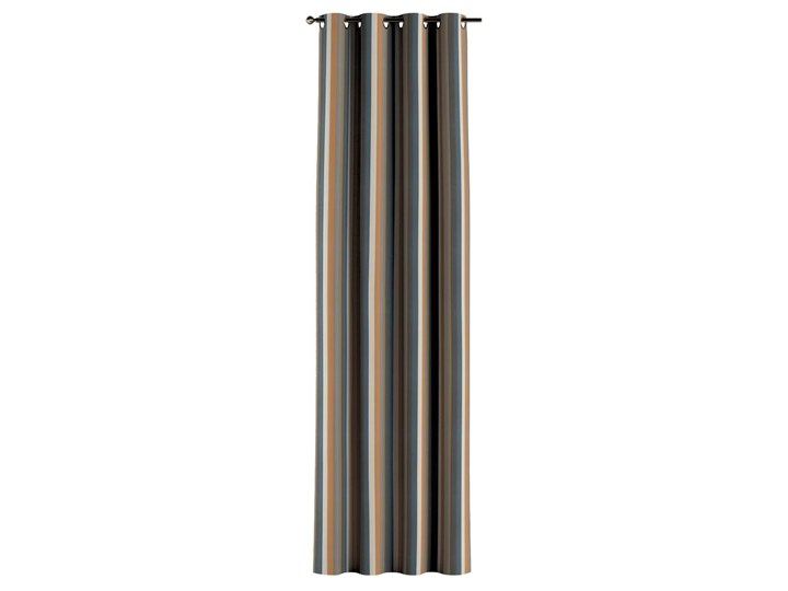 Zasłona na kółkach 1 szt., kolorowe pasy w rudo-brązowo-niebieskiej kolorystyce, 1szt 130 × 260 cm, ...