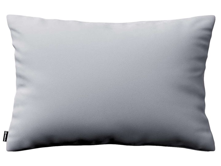 Poszewka Kinga na poduszkę prostokątną, srebrzysty szary, 60 × 40 cm, Velvet 40x60 cm Poliester Prostokątne Poszewka dekoracyjna 45x65 cm Wzór Jednolity