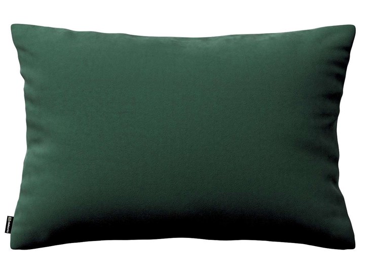 Poszewka Kinga na poduszkę prostokątną, ciemny zielony, 60 × 40 cm, Velvet