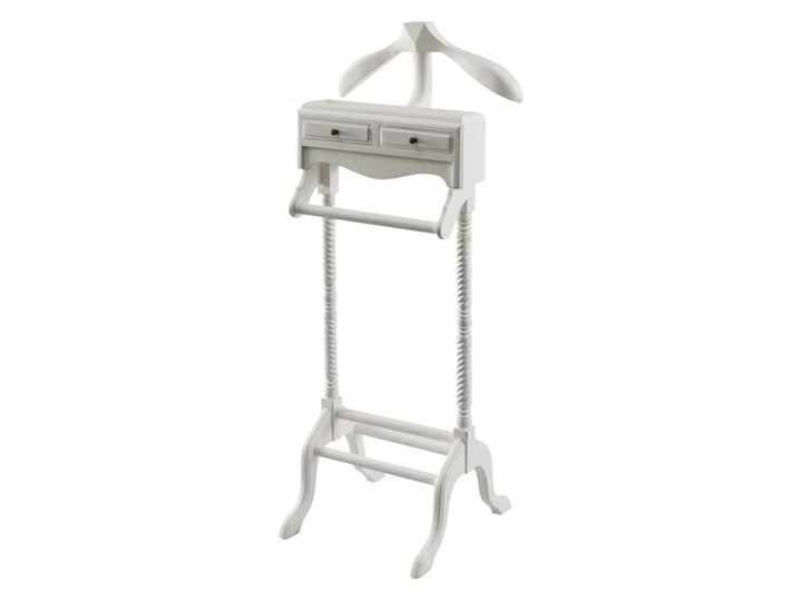 Wieszak Chester stojący 125cm white, 54 × 44 × 125 cm Wieszak na ubrania Wieszak na spodnie Typ Stojaki Drewno Kolor Biały
