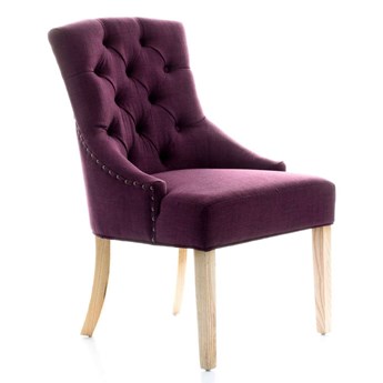 Krzesło Victoria Violet, 60 × 60 × 97 cm