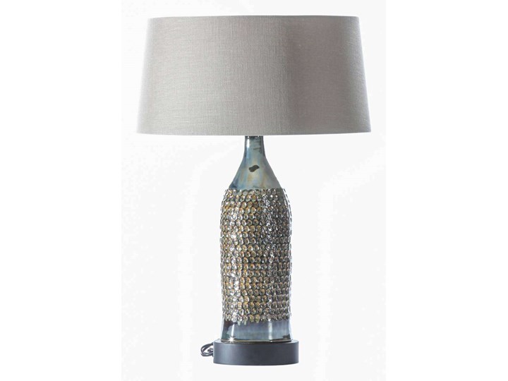 Lampa stołowa Royal Green wys. 67cm, 45 × 45 × 67 cm Lampa z kloszem Kolor Srebrny Kategoria Lampy stołowe