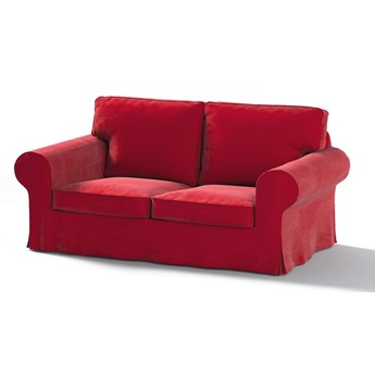 Pokrowiec na sofę Ektorp 2-osobową, nierozkładaną, intensywna czerwień, 173 x 83 x 73 cm, Velvet