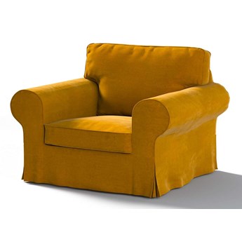 Pokrowiec na fotel Ektorp, miodowy, 103 x 82 x 73 cm, Velvet