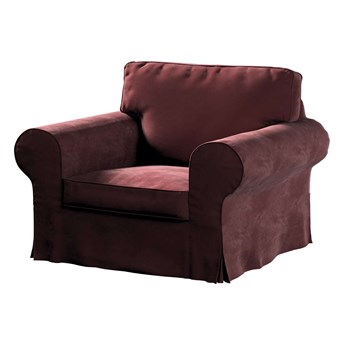 Pokrowiec na fotel Ektorp, bordowy, 103 x 82 x 73 cm, Velvet