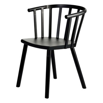 Krzesło Madlen Black, 54 × 43 × 76 cm