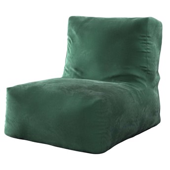 Pufa- fotel, ciemny zielony, 67 × 31 × 75 cm, Velvet