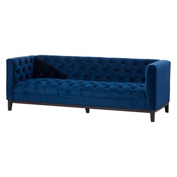 Sofa Velvet Elite indigo blue 3-os., 214×76×74cm