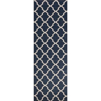 Dywan Cottage blue/wool 60x180cm, 60×180cm