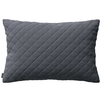 Poszewka Kinga pikowana 60 x 40 cm, grafitowy szary, 60 × 40 cm, Velvet