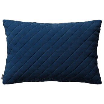 Poszewka Kinga pikowana 60 x 40 cm, granat, 60 × 40 cm, Velvet