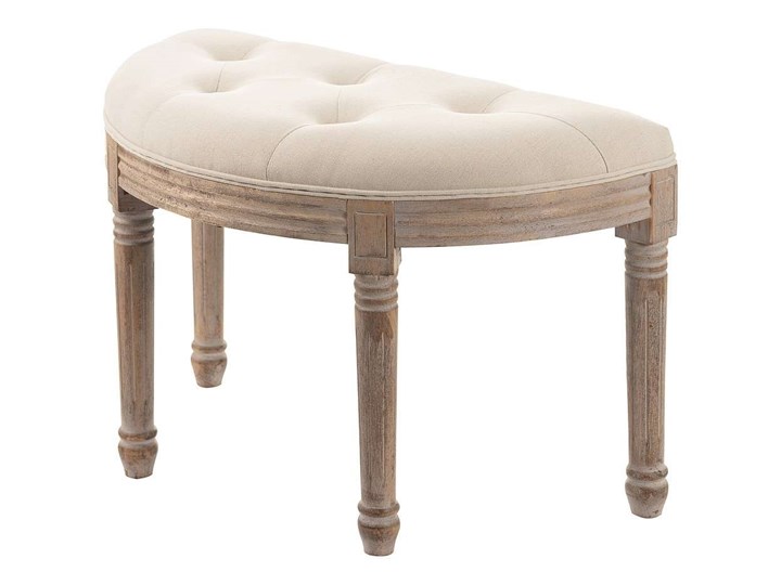 Ławka Carla 70 x 37 x 45 cm, 70 x 37 x 45 cm Pikowana Pomieszczenie Przedpokój Materiał obicia Tkanina