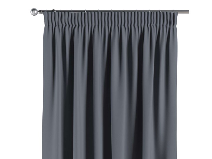 Zasłona zaciemniająca na taśmie 1 szt., ciemno szary, 1szt 140 × 260 cm, Blackout - zaciemniające Poliester 140x260 cm Pomieszczenie Sypialnia