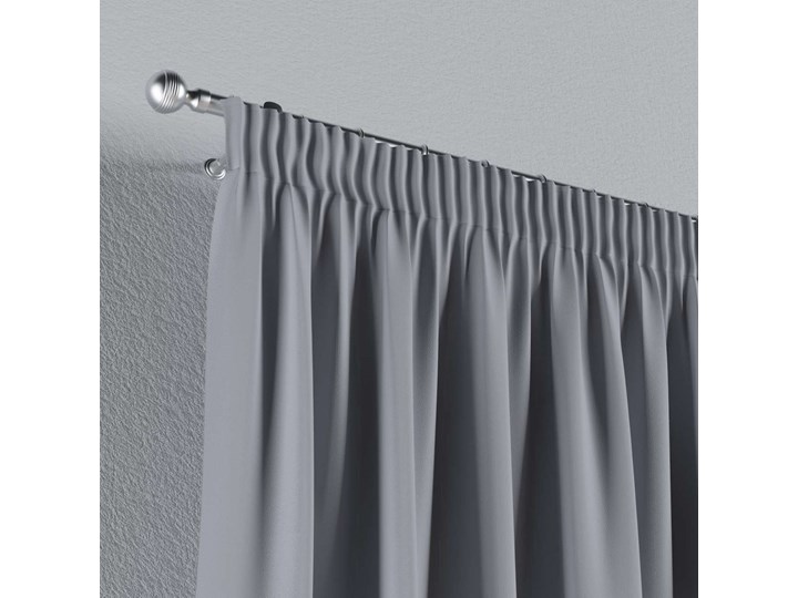 Zasłona zaciemniająca na taśmie 1 szt., jasno szary, 1szt 140 × 260 cm, Blackout - zaciemniające Poliester 140x260 cm Mocowanie Szelki Pomieszczenie Salon