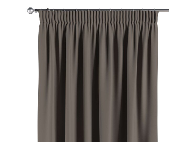 Zasłona zaciemniająca na taśmie 1 szt., szaro-brązowy, 1szt 140 × 260 cm, Blackout - zaciemniające Pomieszczenie Pokój nastolatka 140x260 cm Zasłona prześwitująca Poliester Wzór Gładkie