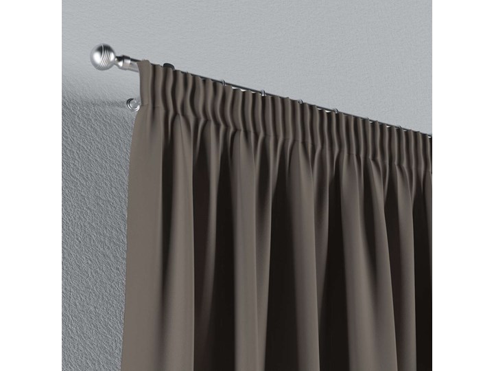 Zasłona zaciemniająca na taśmie 1 szt., szaro-brązowy, 1szt 140 × 260 cm, Blackout - zaciemniające Zasłona prześwitująca Poliester 140x260 cm Kategoria Zasłony Pomieszczenie Salon
