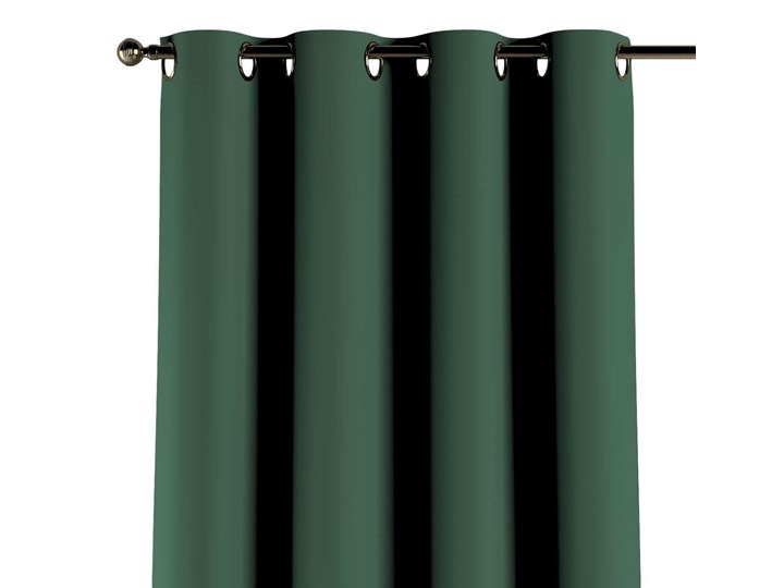 Zasłona zaciemniająca na kółkach 1 szt., butelkowa zieleń, 1szt 140 × 260 cm, Blackout - zaciemniające Poliester 140x260 cm Wzór Gładkie