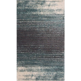 Dywan Modern Teal blue/ dark grey 200x290cm, 200 x 290 cm