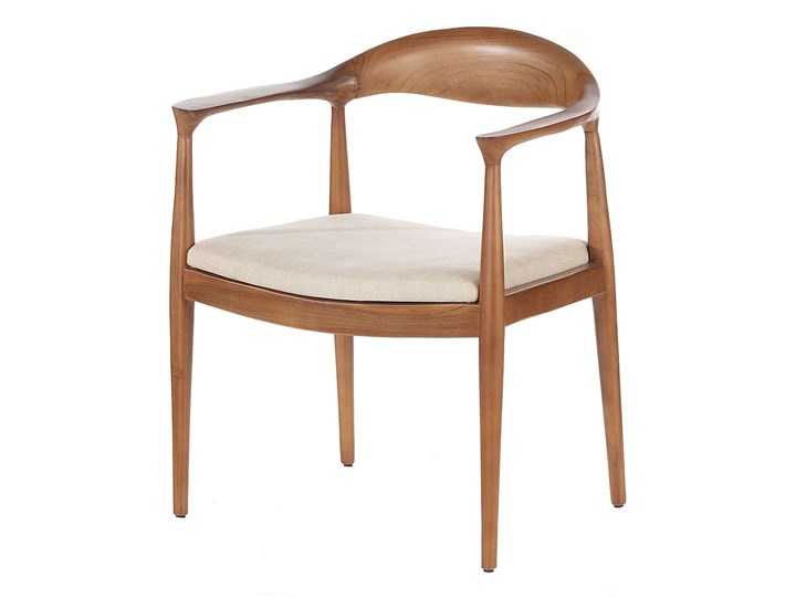 Krzesło Cassandra, 62 x 52 x 76 cm Tkanina Tapicerowane Drewno Z podłokietnikiem Kategoria Krzesła kuchenne