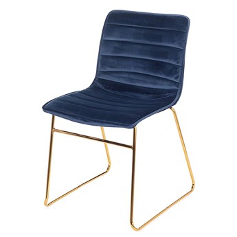 Krzesło Milo Navy, 45 x 53,5 x 80cm