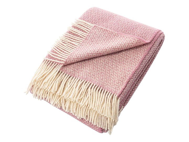 Pled Zelandia 140x200cm old rose, 140 x 200 cm Koc 130x180 cm 140x200 cm Wełna Pomieszczenie Sypialnia
