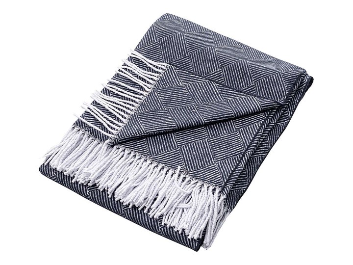 Pled Ibiza 140x200cm navy, 140 x 200 cm Bawełna 140x200 cm Poliester Akryl 130x180 cm Pomieszczenie Sypialnia