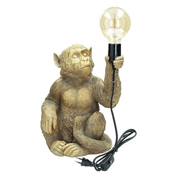 Lampa stołowa Gold Monkey 36cm, 25,5 x 23,5 x 36 cm