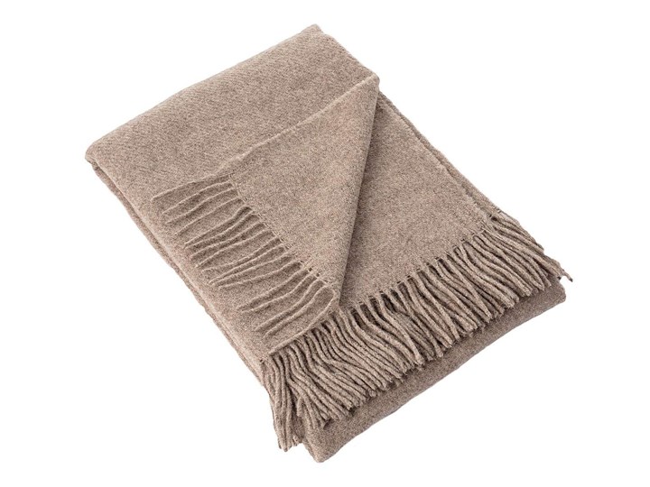 Pled Zelandia 140x200 melange natural, 140 x 200 cm 140x200 cm 130x180 cm Wełna Kolor Beżowy