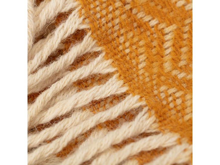 Pled Zelandia 130x190 yellow, 130x190cm 130x170 cm Pomieszczenie Salon 130x190 cm Wełna Kategoria Koce i pledy