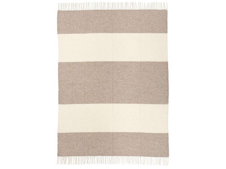 Pled Zelandia 140x200cm beige&creamy, 140 x 200 cm 140x200 cm Wełna Kolor Beżowy