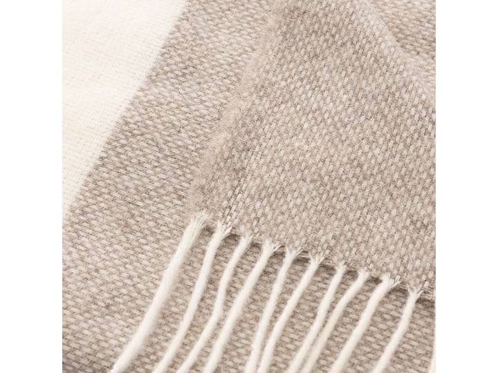 Pled Zelandia 140x200cm beige&creamy, 140 x 200 cm Wełna 140x200 cm Kolor Beżowy