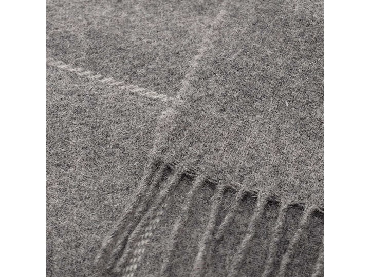 Pled Zelandia 140x200cm check grey, 140 x 200 cm Wełna Pomieszczenie Sypialnia 140x200 cm Pomieszczenie Salon
