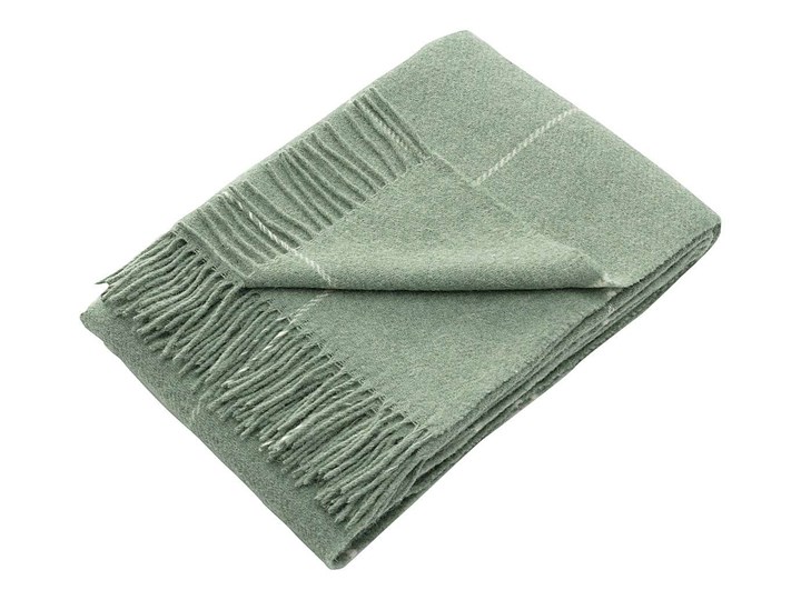 Pled Zelandia 140x200cm smoke green, 140 x 200 cm 140x200 cm Wełna Pomieszczenie Salon Pomieszczenie Sypialnia
