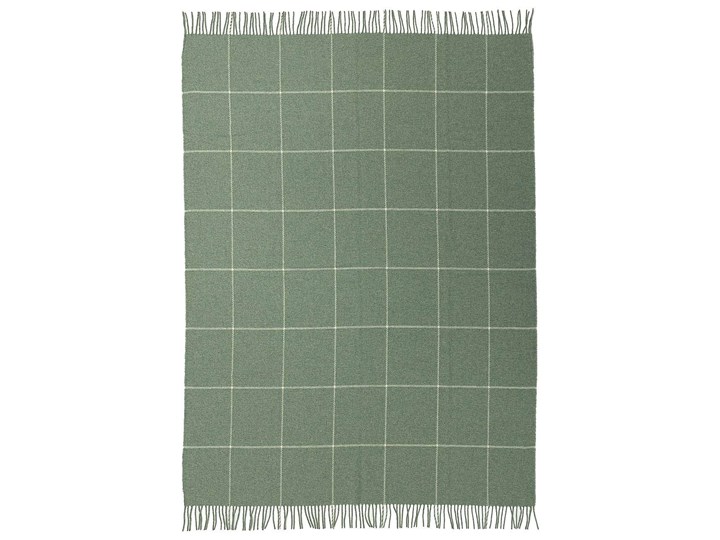 Pled Zelandia 140x200cm smoke green, 140 x 200 cm Pomieszczenie Sypialnia 140x200 cm Wełna Pomieszczenie Salon