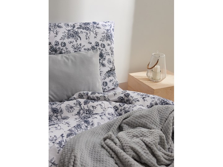 Sinsay - Komplet pościeli z bawełny 200x220 - Biały 200x220 cm Bawełna Kategoria Komplety pościeli