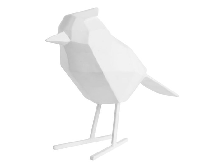 Biała figurka dekoracyjna w kształcie ptaszka PT LIVING Bird Large Statue Zwierzęta Żywica Kategoria Figury i rzeźby Kolor Biały